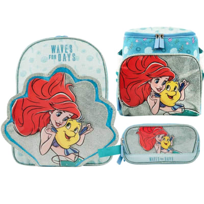 Pack Escolar Mochila Princesa Ariel La Sirenita Nido1