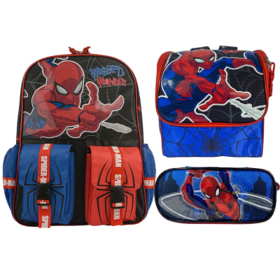 Pack Escolar Mochila Spiderman Araña Oficio1