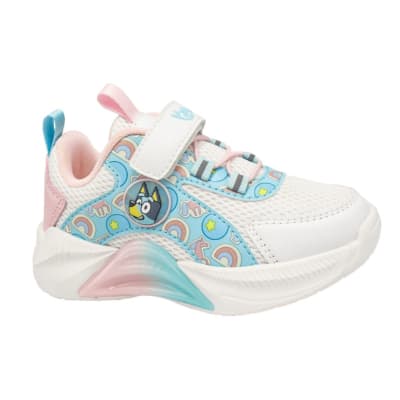 Zapatillas Bluey Celeste Blanco Niña con Luces1