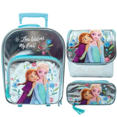Pack Escolar Maleta Frozen Celeste Oficio1
