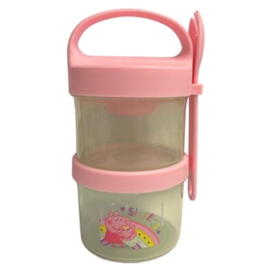 Taper Snack Escolar Peppa Pig y hermanita Evie 720 ML1