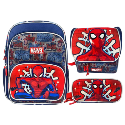 Pack Escolar Mochila Spiderman Comics Oficio1