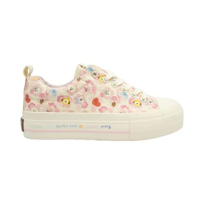 Zapatillas Mujer Urbanas BT21 BTS Kpop Kawai Rosado1