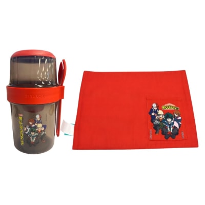 Pack Escolar My Hero Academia Vaso Yogurera + Individual1