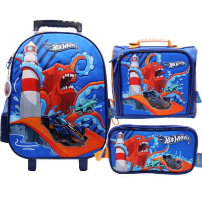 Pack Escolar Maleta Hot Wheels Calamar Oficio1
