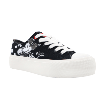 Zapatillas Mickey Mouse Negro Mujer1