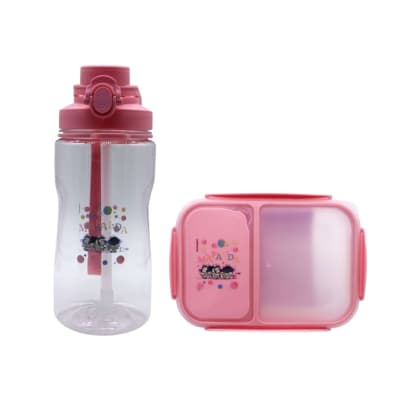 Pack Escolar Mafalda Tomatodo con Cañita 1250ml + Taper 1200ml1