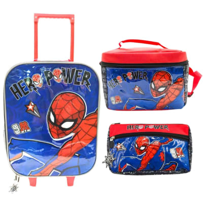 Pack Escolar Maleta Spiderman Eco Azul Oficio1
