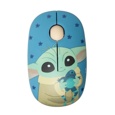 Mouse Inalambrico Star Wars Baby Yoda Azul1