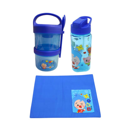 Pack Escolar Plim Plim Tomatodo 500ml + Snack 720ml + Individual1