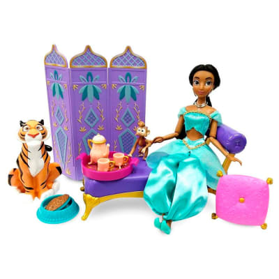 Playset Disney Store Jasmine y Rajá Aladdin1