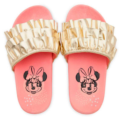 Sandalias Disney Store Minnie Mouse Rosada Niña1