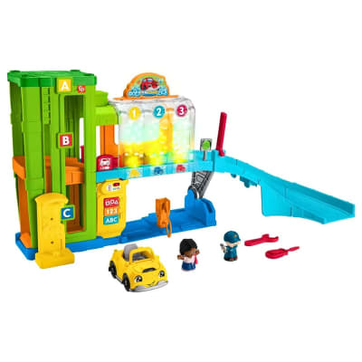 Playset con Luces Fisher Price Garaje y Lavado de Autos1