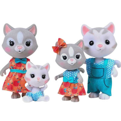 Pack Familia Gatos Ternurines Honey Bee1