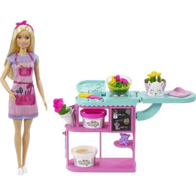 Playset Barbie Florista con Dough1