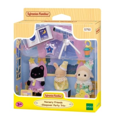 Juguete Sylvanian Ternurines Set Fiesta de Pijama y Telescopio1