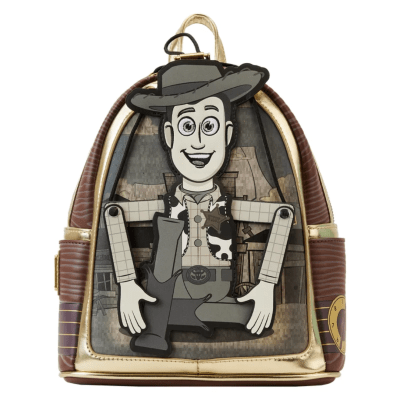 Mini Mochila Loungefly Toy Story Woody Sepia1