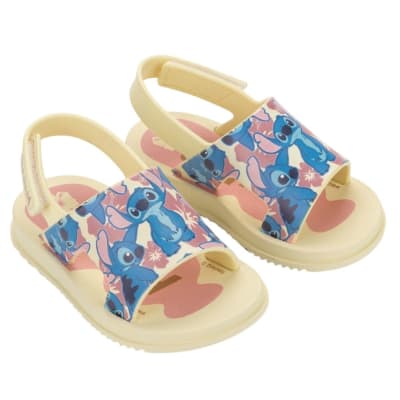 Sandalias Bebe Stitch Ipanema Beige Rosa1