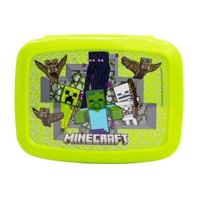 Taper con divisiones Escolar Bento Minecraft1