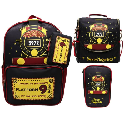 Pack Escolar Mochila Deluxe Harry Potter Expreso Hogwarts Oficio1