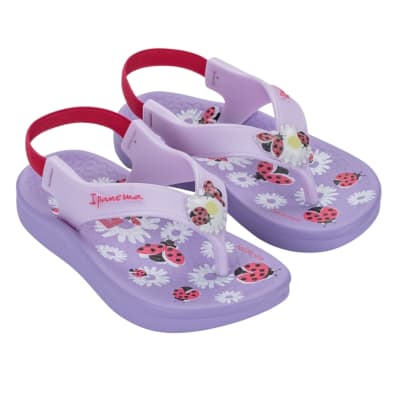 Sandalias Bebe Mariquitas Ipanema Lila1