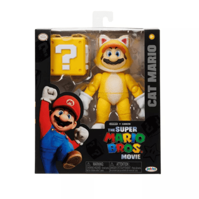 Figura Articulada Cat Mario Super Mario Bros Nintendo 12 cm1