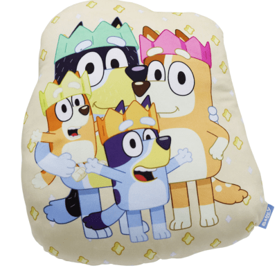 Cojin Almohada navideño decorativo Bluey Familia 40x38cm1