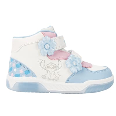 Zapatillas Botin Niña Casual Stitch Pastel Con Luces1