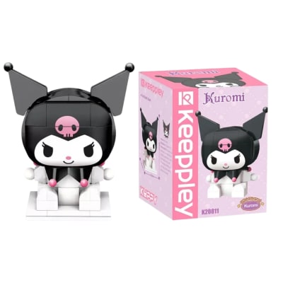 Keeppley Sanrio Kuromi - Figura Armable Coleccionable1