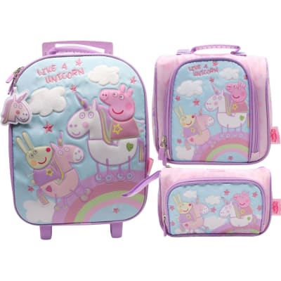 Pack Escolar Maleta Peppa Pig Unicornios Nido1
