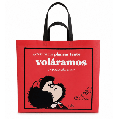 Bolsa Reutilizable Mafalda Roja 39 x 44 x 18 cm1