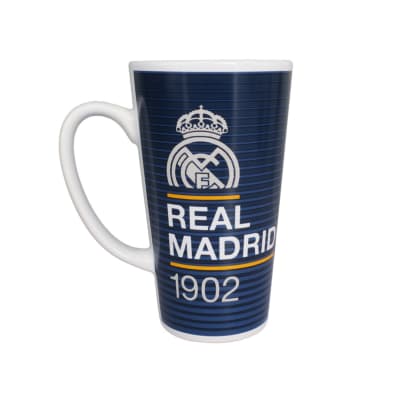Mug Taza Alta Real Madrid Futbol Azul 480 ML1