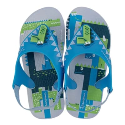 Sandalias Bebe Ipanema Dinosaurio Azul1