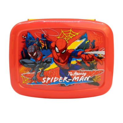 Taper con divisiones Bento Escolar Spiderman1