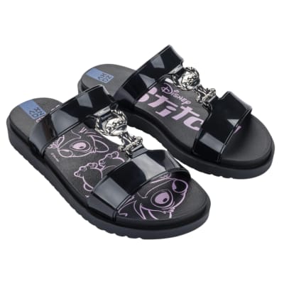 Sandalias Mujer Casuales Stitch Zaxy Negro1