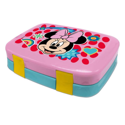 Taper con divisiones Bento Escolar Minnie Mouse1