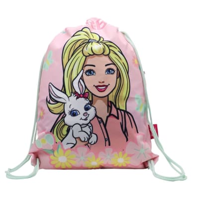 Bolsa de Aseo Escolar Barbie y su Conejita 42 x 34 cm1