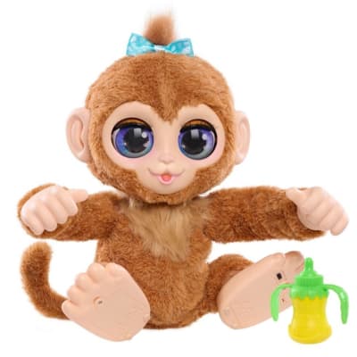 Peluche Interactivo Juguete Furreal Peanut Monita con sonidos y movimiento 43 cm1