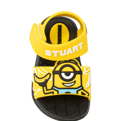 Sandalias Niño Playera Minions Negro1