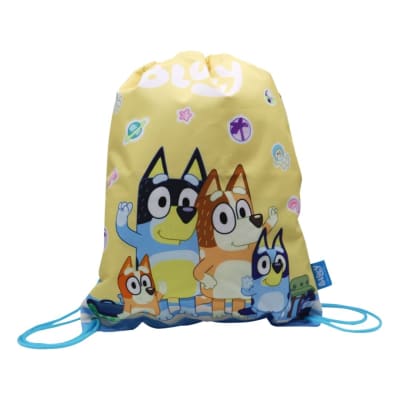 Bolsa de Aseo Escolar Bluey Amarillo / Azul 42x34 cm1