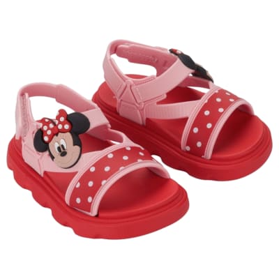 Sandalias Bebe Playeras Minnie Mouse Rosado1