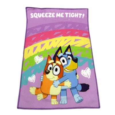 Set de Toallas Escolar x2 Bluey Rosado 28x36cm1