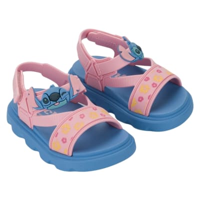 Sandalias Bebe Playeras Stitch Celeste1