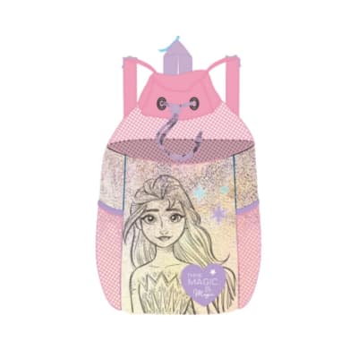 Mochila Playa Niña Elsa Frozen Rosada1