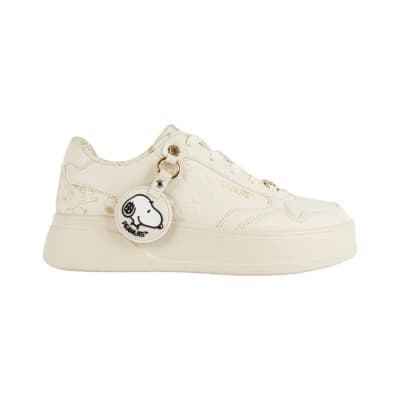 Zapatillas Urbanas Mujer Snoopy Beige1