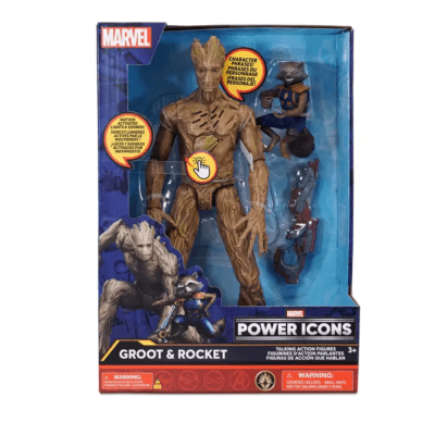 Muñecos Interactivos Groot & Rocket Disney Store Guardianes de la Galaxia1