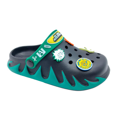 Sandalias Clog Niño Casual My Hero Academia Negro1