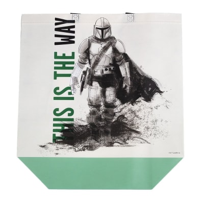 Bolsa Reutilizable Mandalorian y Grogu Baby Yoda 39 x 44 x 18 cm1