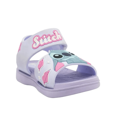 Sandalias Niña Playera Stitch Lila1