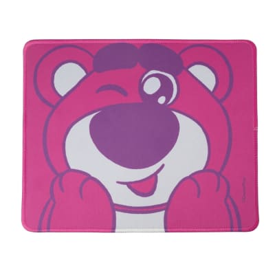 Mouse Pad Desk Oso Lotso Toy Story Pixar Neopreno Antideslizante 24x20 CM Fucsia1
